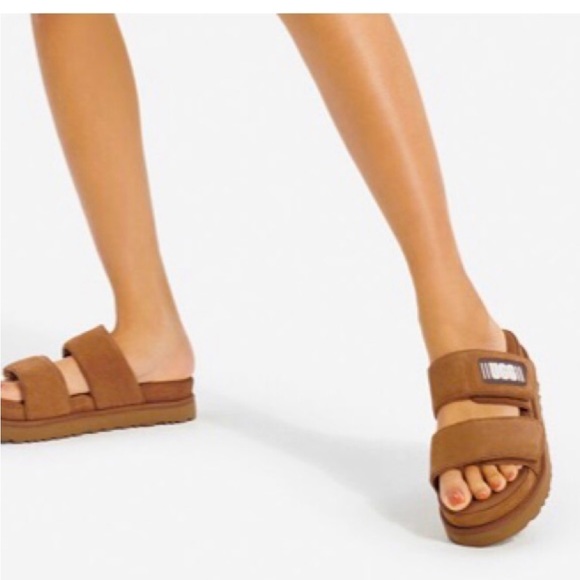 UGG
Women's Greer Platform Slide Sandals Chestnut size 9.5 gently used - Picture 2 of 14